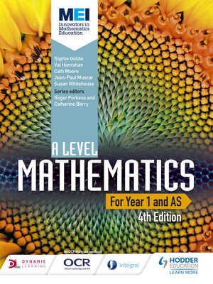 cover image of MEI a Level Mathematics Year 1 (AS)